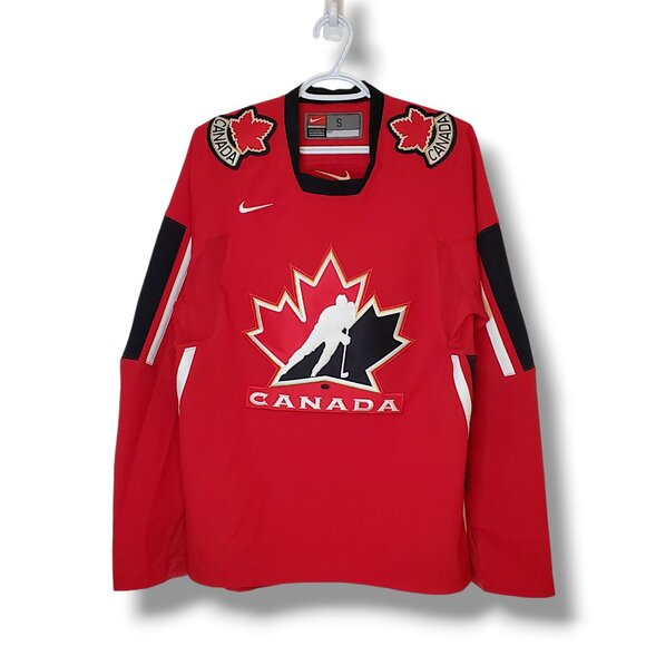 Vintage Team Canada Olympic IIHF Nike Jersey Red Size S - Picture 1 of 6